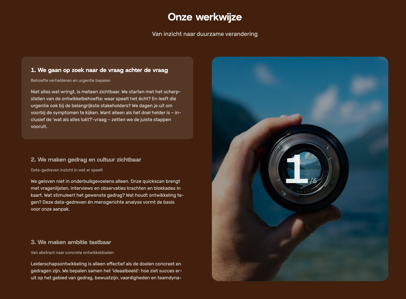 The Leadershift homepage